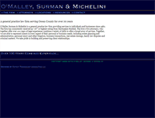 Tablet Screenshot of osm-law.com